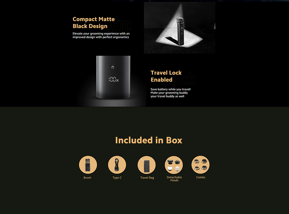 Picture of Xiaomi Grooming Kit Pro, Face, Hair, Body, All-in-One Professional Styling Kit for Men