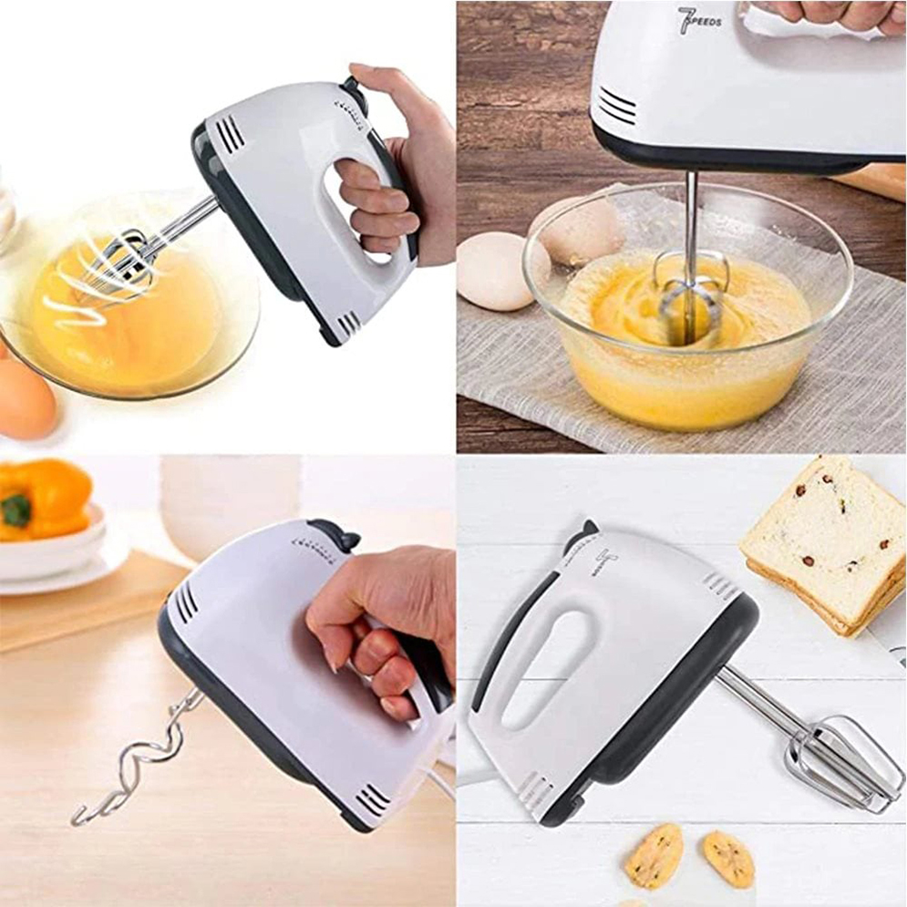 Picture of 180 W Scarlett - Electric Egg Beater and Dough Mixer for Cake Cream and Other Baking Item with 4 Stirrers