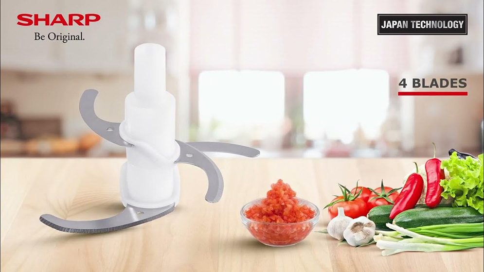 Picture of Sharp EM-CP31-W3 Chopper Double Blade with Glass Bowl