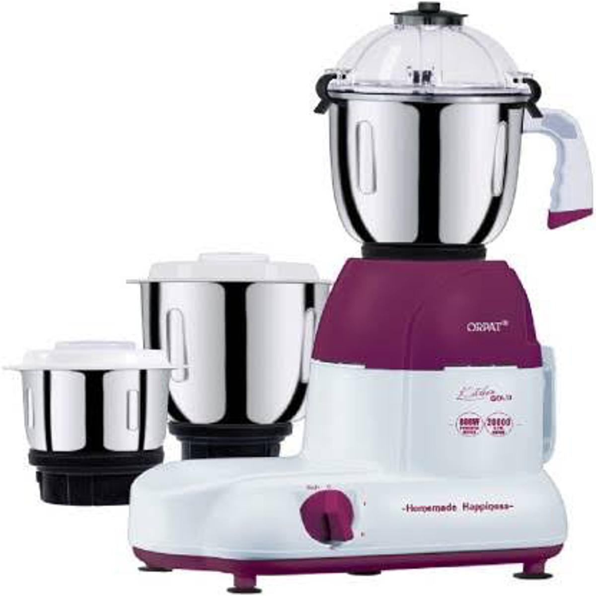 Picture of Orpat Kitchen Gold (3 In 1) 800Watt Mixer Grinder Blender