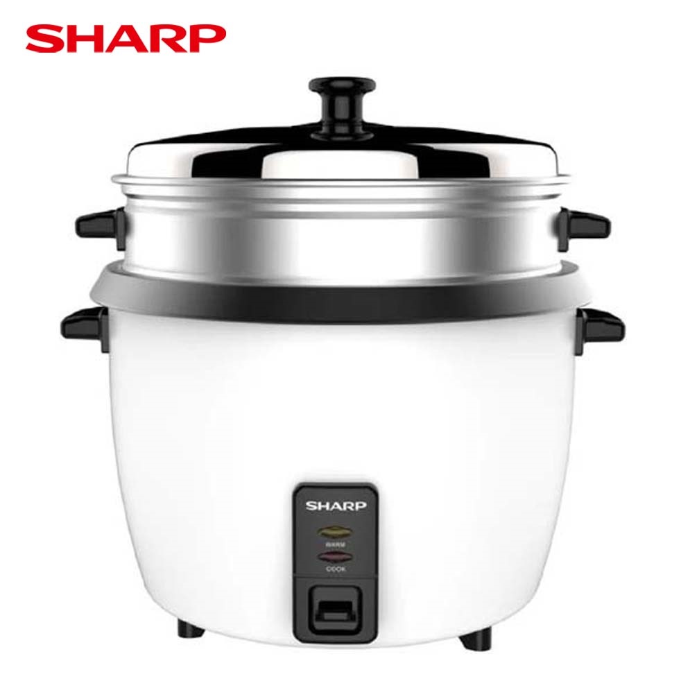 Picture of Sharp KS-H188G-W3 Rice Cooker with Food Steamer