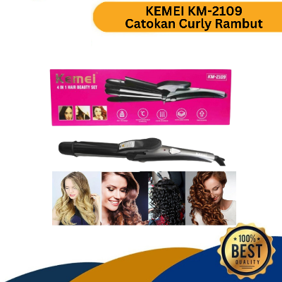 Picture of Kemei 2109 4 In 1 Hair Beauty Set Straightener