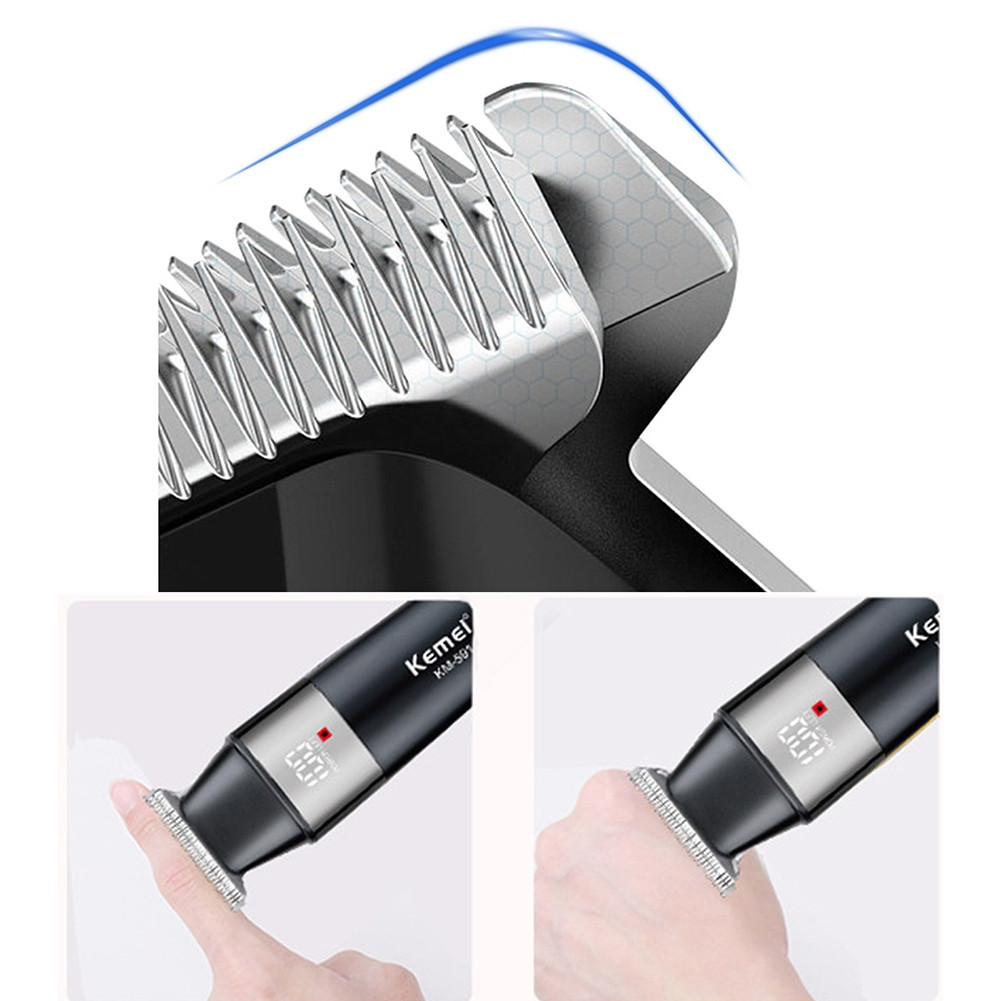 Picture of KM-779 Kemei/KEMEI New Pushing Hair clipper with LCD digital display and fast oil filling head carving for hair cutting