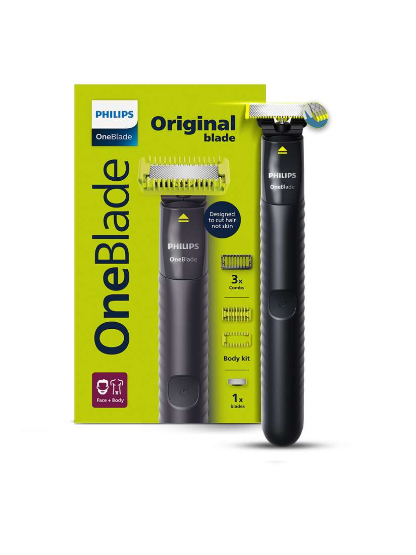Picture of Philips QP1624/10 OneBlade and Hybrid Trimmer Face, Body for Men