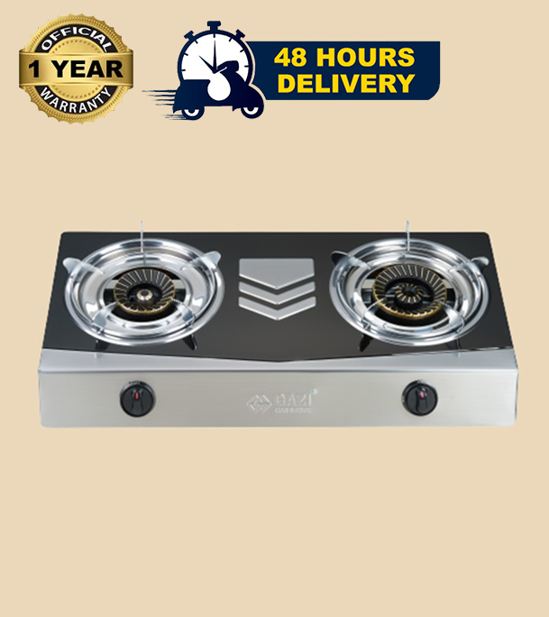 Picture of Gazi Double  Burner NG Gas Stove Stainless Steel GST-215C