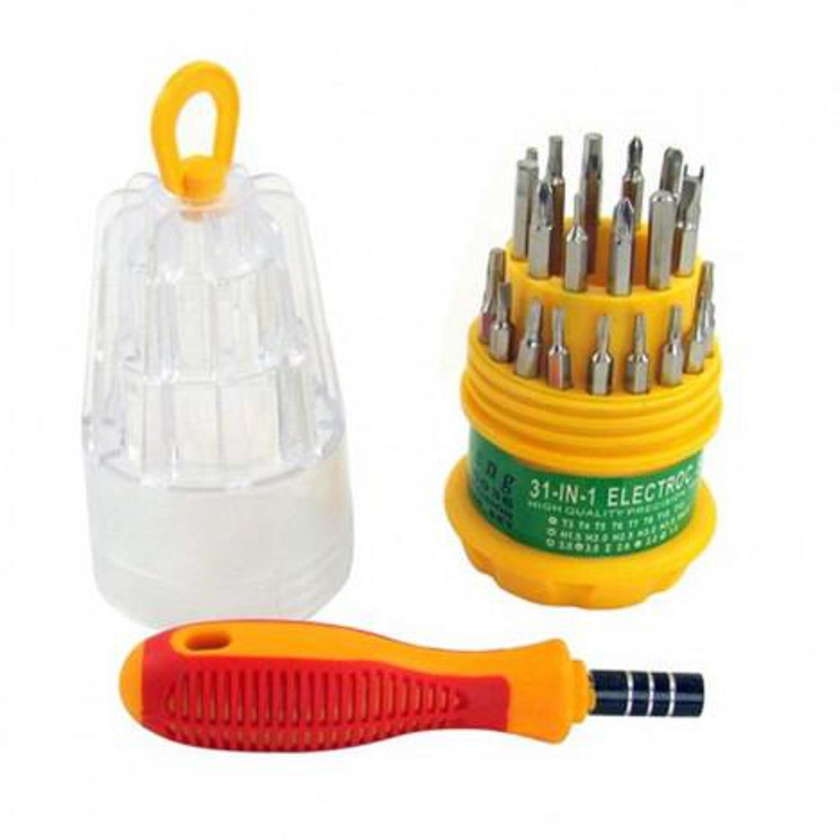 Picture of 31 in 1 Screw Driver set- Yellow Picture of 31 in 1 Screw Driver set- Yellow