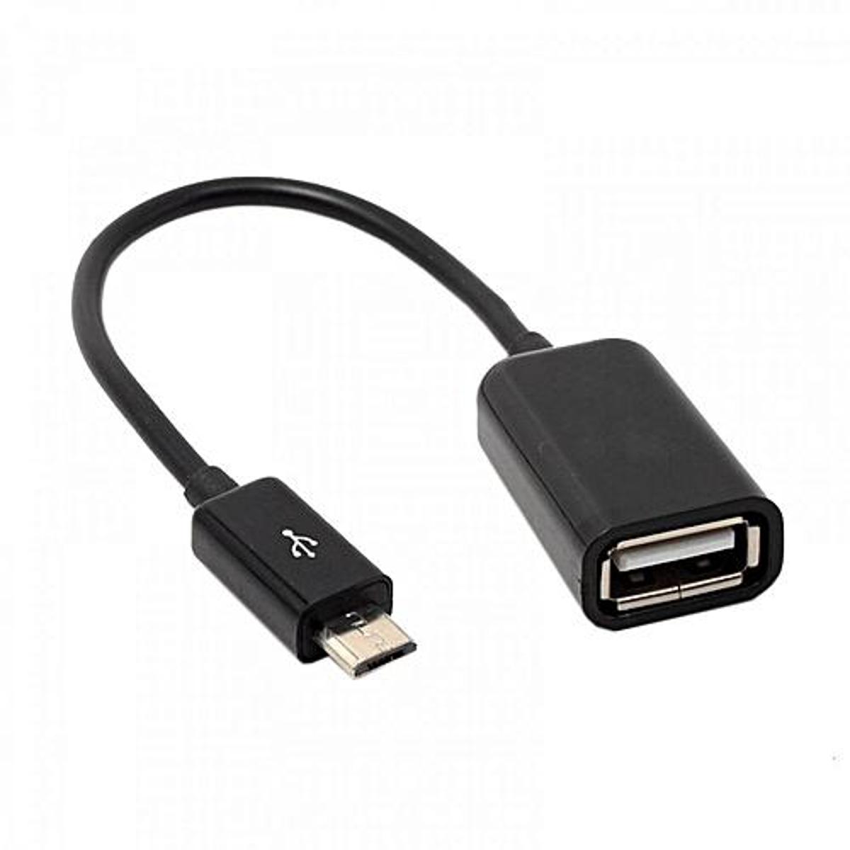 Picture of OTG Micro USB Cable Adapter- Black