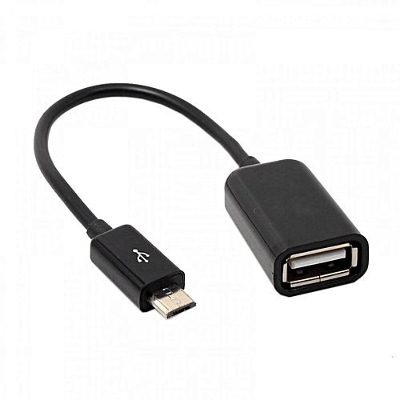 Picture of OTG Micro USB Cable Adapter- Black