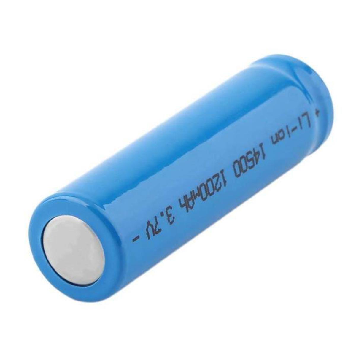 Picture of 18650 3.7 V lithium ion rechargeable battery- (Average Quality)
