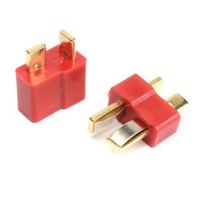 Picture of T Plug Male and Female Connectors Deans Style For RC LiPo Battery Picture of T Plug Male and Female Connectors Deans Style For RC LiPo Battery