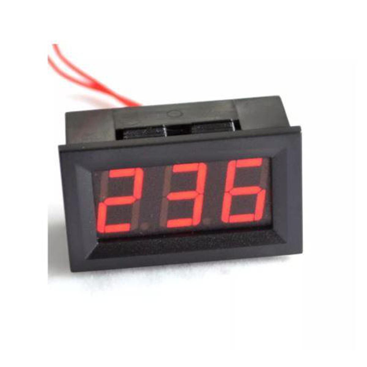 Picture of Digital AC Volt Panel Meter 75~500V LED Red Display Voltage Monitor
