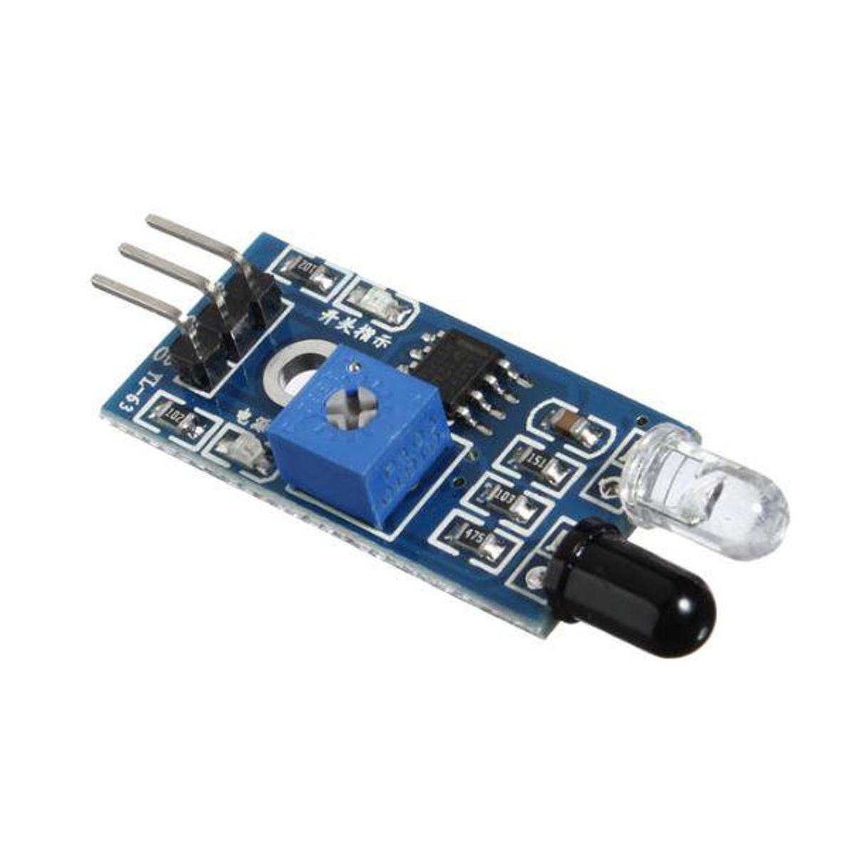 Picture of IR Sensor, Infrared Obstacle Avoidance Sensor For Arduino Smart Car Robot Picture of IR Sensor, Infrared Obstacle Avoidance Sensor For Arduino Smart Car Robot