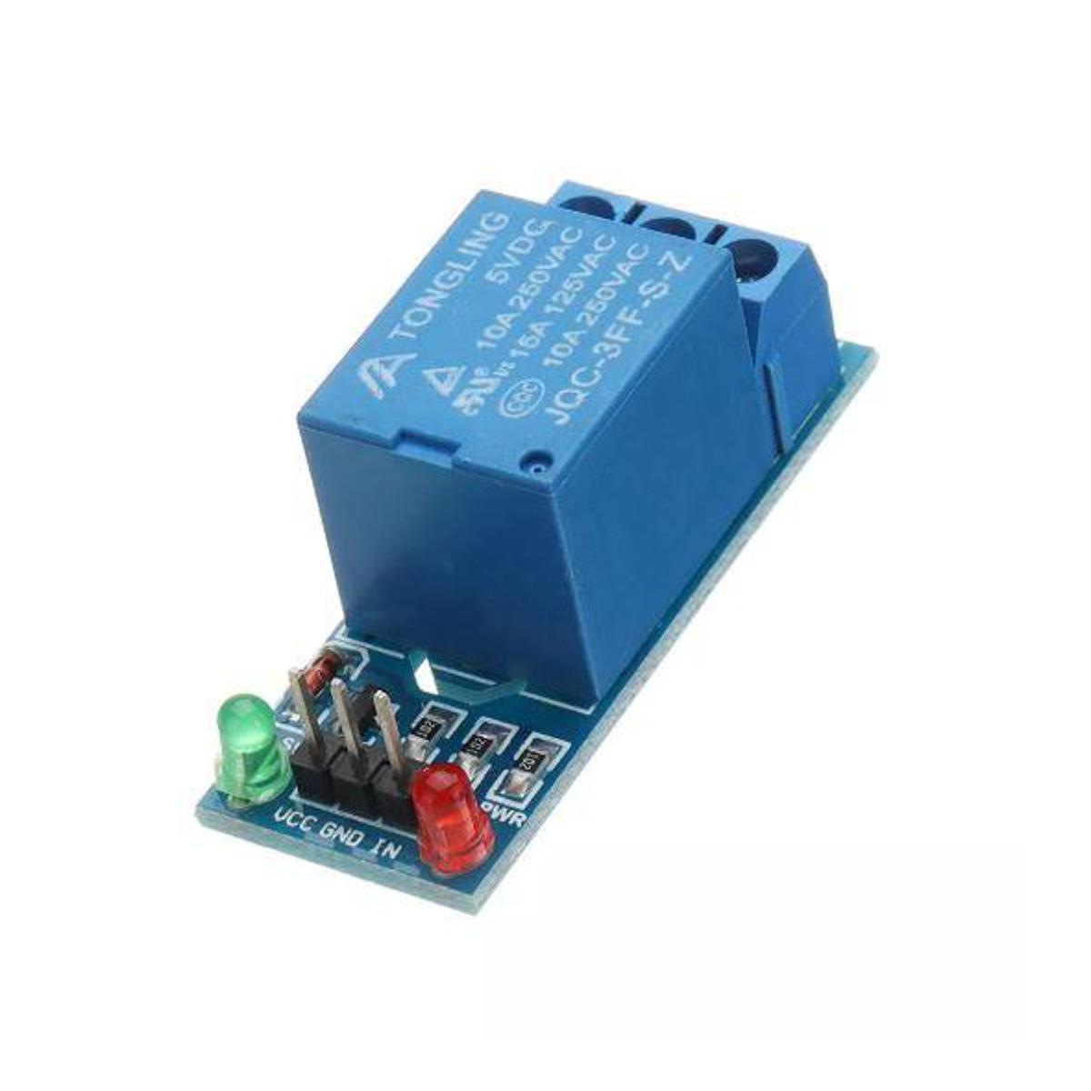 Picture of 5V Low Level Trigger One 1 Channel Relay Module Interface Board Shield DC AC 220V for Arduino PIC AVR DSP ARM MCU