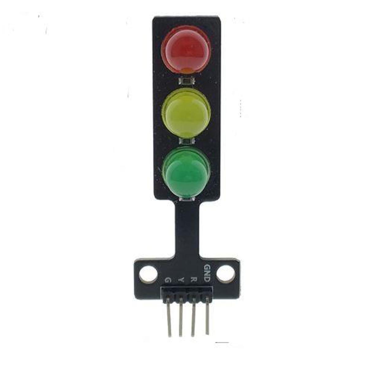 Picture of Mini 5V Traffic Light LED Display Module for Arduino Red Yellow Green