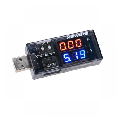 Picture of Dual Usb Voltage & Current Tester - Dual Display USB Current Voltage Meter DC Charging Detector Tester Picture of Dual Usb Voltage & Current Tester - Dual Display USB Current Voltage Meter DC Charging Detector Tester