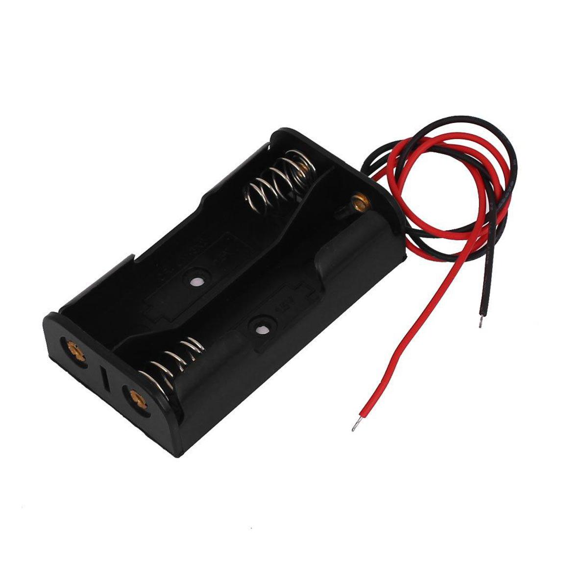 Picture of Battery Holder Case- 2xAA Black Picture of Battery Holder Case- 2xAA Black