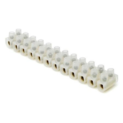 Picture of 10A 12 Way Electrical Wire Connector- White