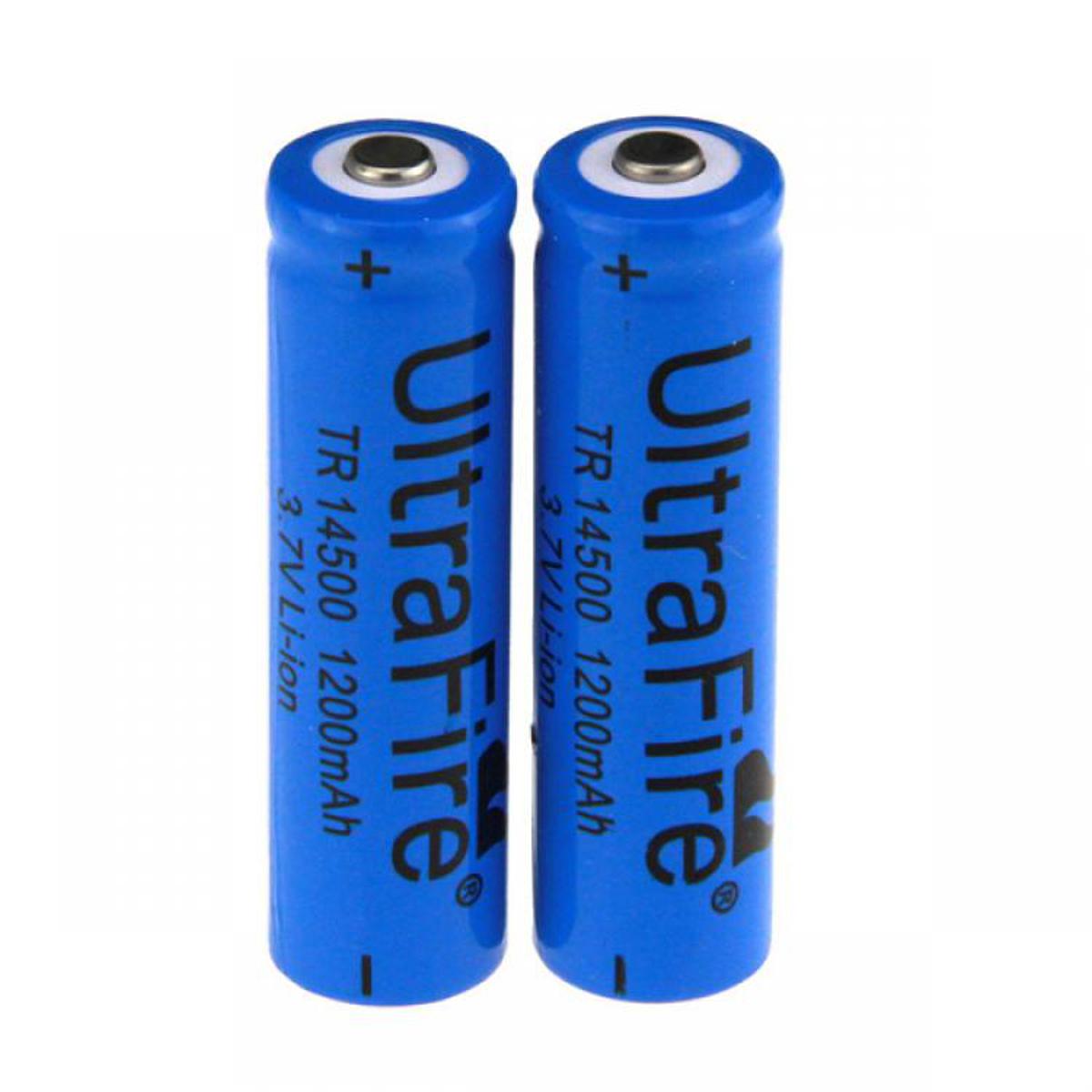 Picture of 3.7V 14500 1200mAh Li-ion Battery- 2pcs