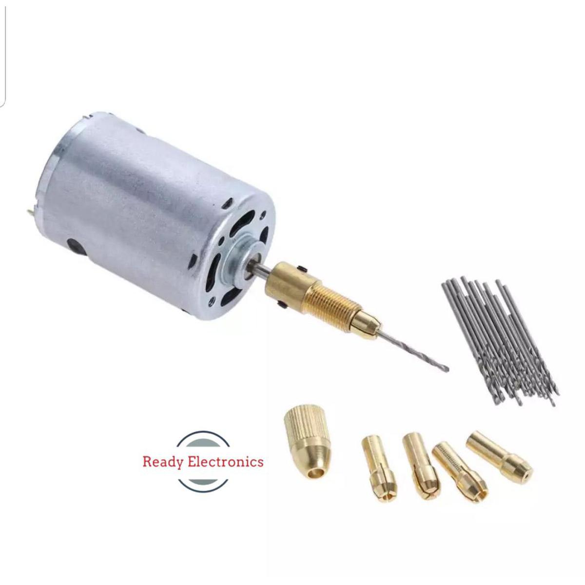 Picture of সর্বজনীন 3mm পর্যন্ত ব্যবহারের জন্য মিনি ড্রিল সেট (3v থেকে 12v) - drill machine Picture of সর্বজনীন 3mm পর্যন্ত ব্যবহারের জন্য মিনি ড্রিল সেট (3v থেকে 12v) - drill machine