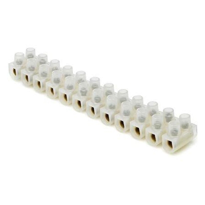 Picture of 16A 12 Way Electrical Wire Connector- White