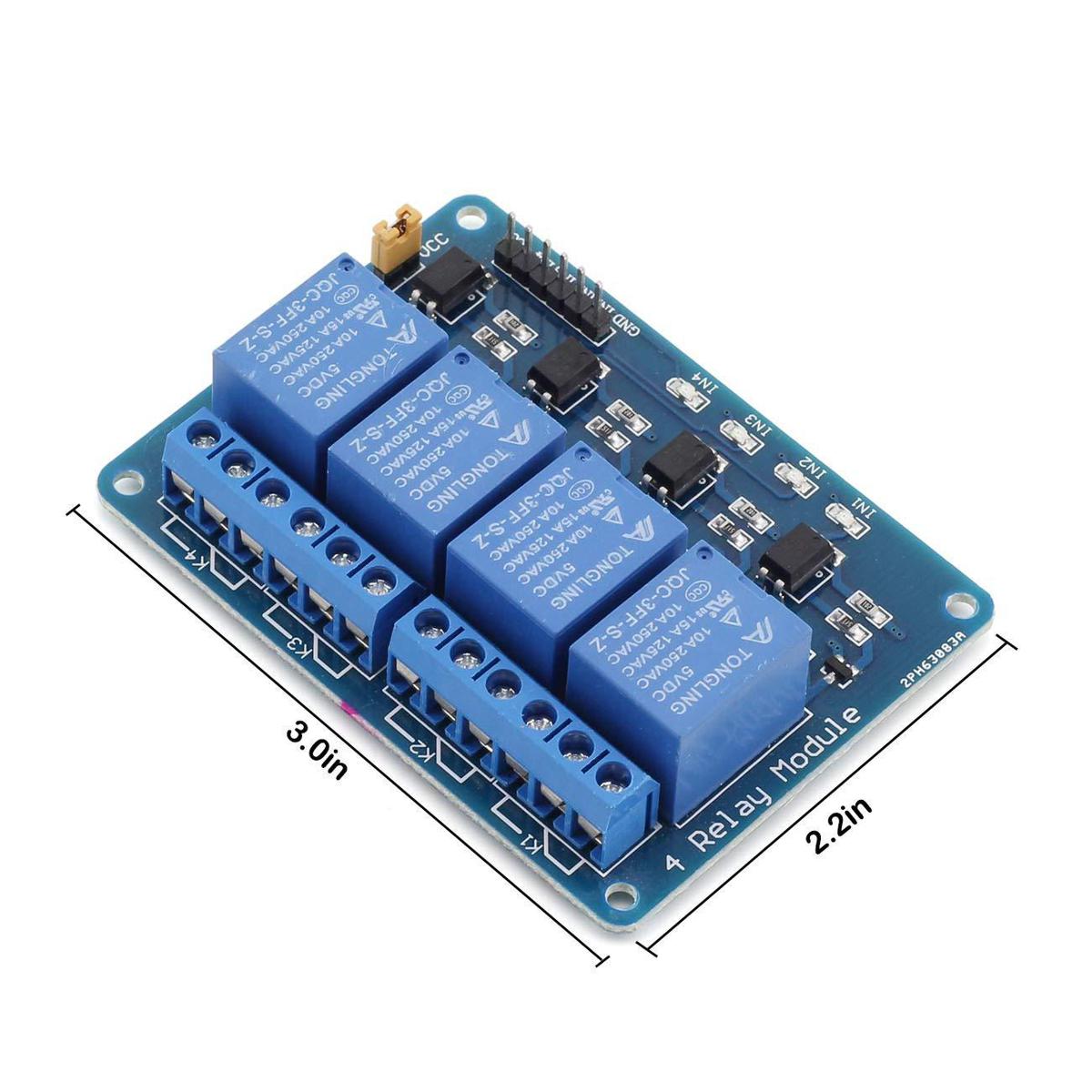 Picture of 4 Channel 5V Relay Module