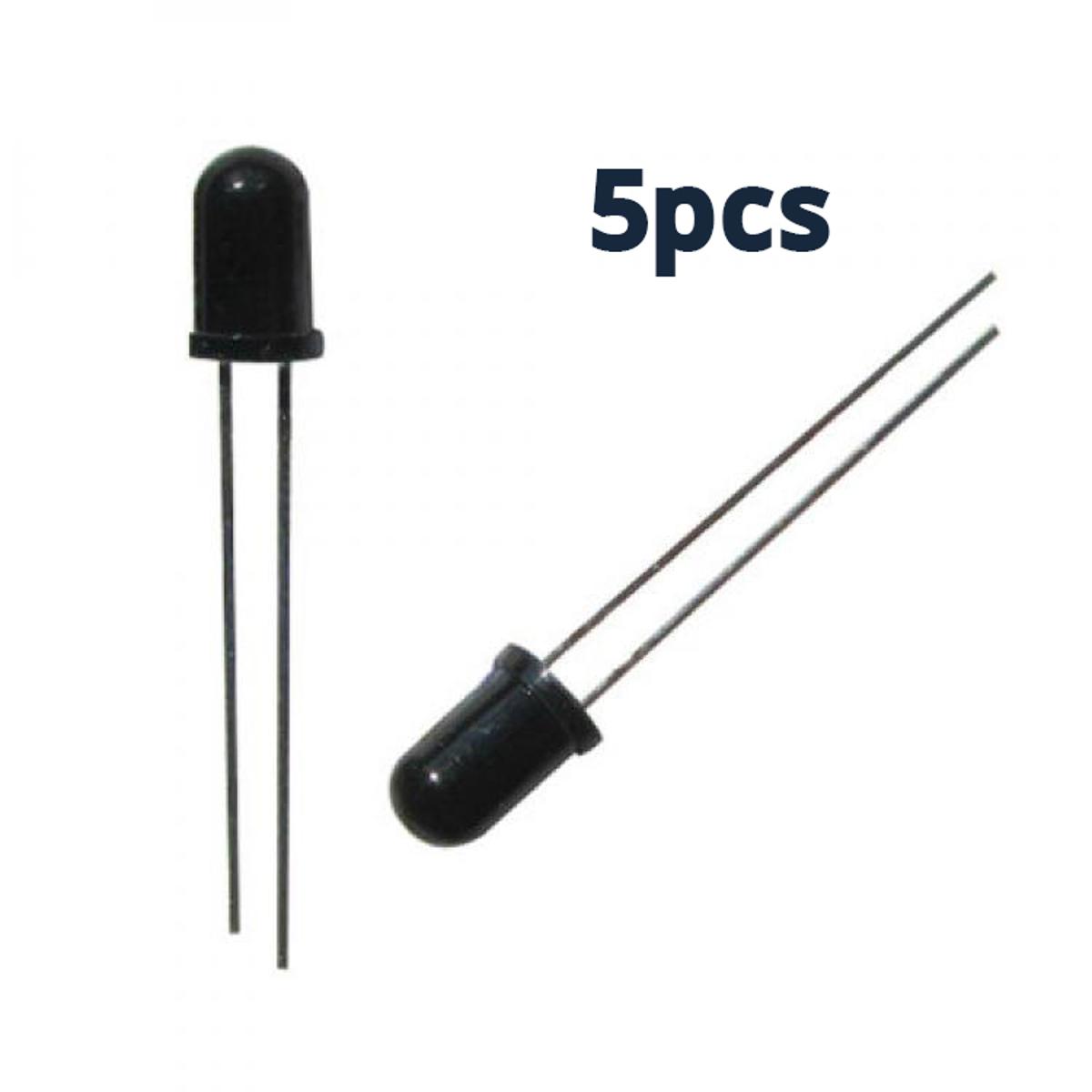 Picture of IR Receiving Diode- 5mm 5pcs
