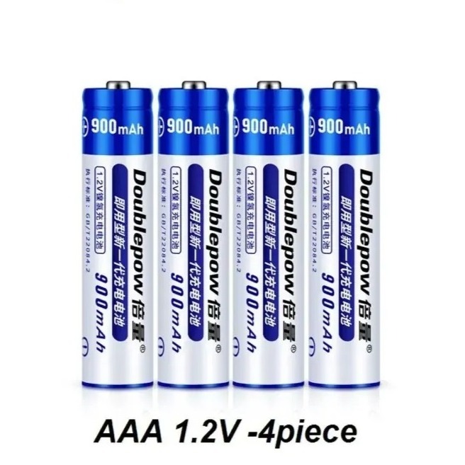 Picture of 4pcs AAA Ni-Mh Battery 1.2V 900mAh LSD AAA NiMh Rechargeable Battery with 1200 Cycle for Headlamp Camera Picture of 4pcs AAA Ni-Mh Battery 1.2V 900mAh LSD AAA NiMh Rechargeable Battery with 1200 Cycle for Headlamp Camera