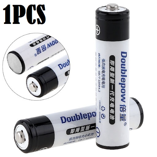 Picture of 1pcs Doublepow AAA Ni-Mh Battery 1.2V 1100mAh LSD AAA NiMh Rechargeable Battery with 1200 Cycle for Flashlight Headlamp Camera