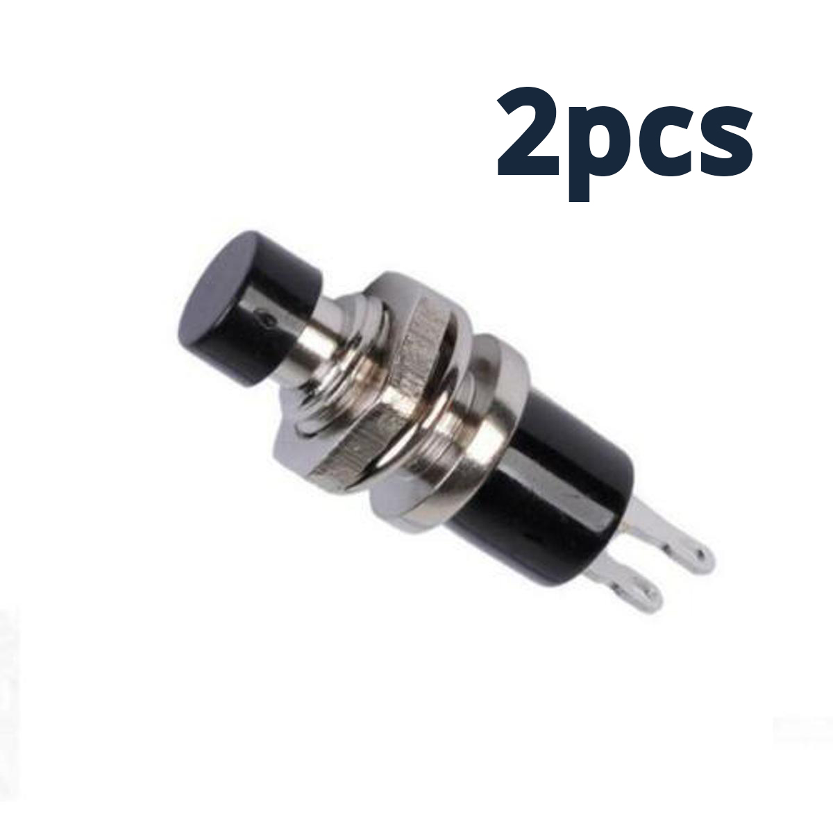 Picture of Push Switch, Black- 2 Pin