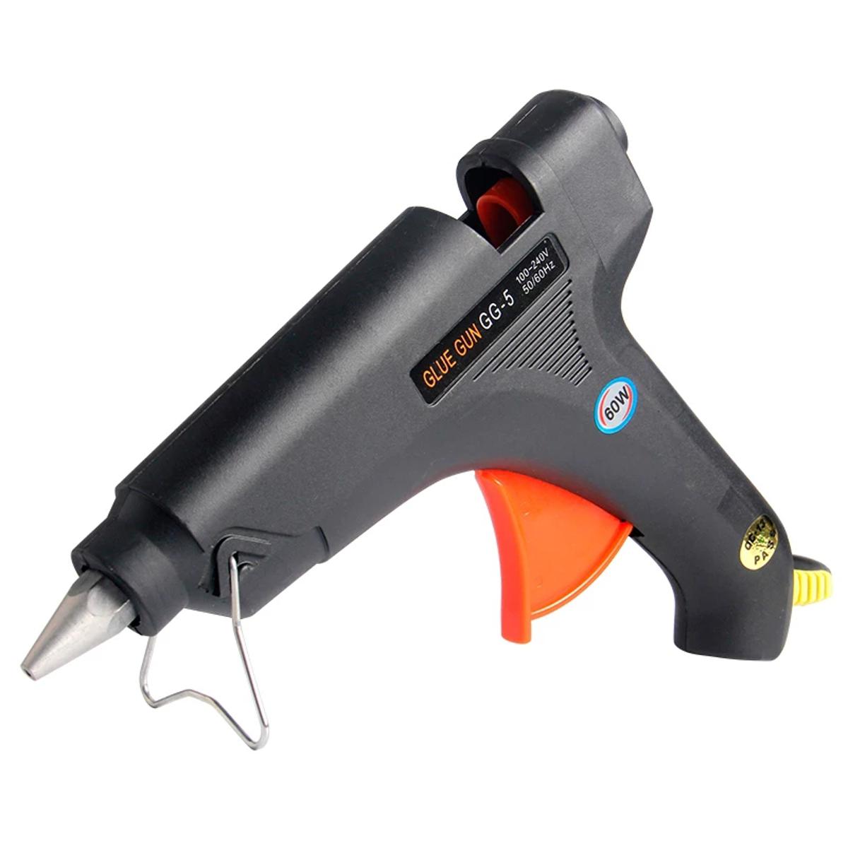 Picture of Hot Melt Glue Gun 60W 100V-240V Adhesive Gun Crafts Repair Tool Professional With Plug Adaptor