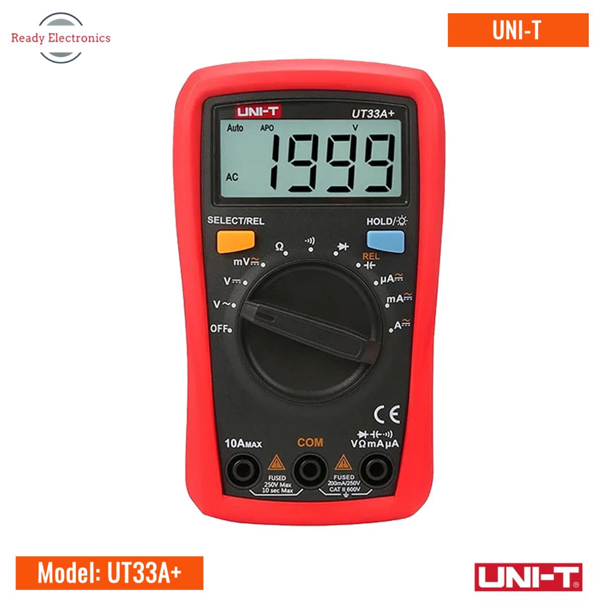Picture of UNI-T UT33A+ Digital Pocket Multimeter Resistor Capacitor Diode Tester Backlight Auto Shutdown Picture of UNI-T UT33A+ Digital Pocket Multimeter Resistor Capacitor Diode Tester Backlight Auto Shutdown