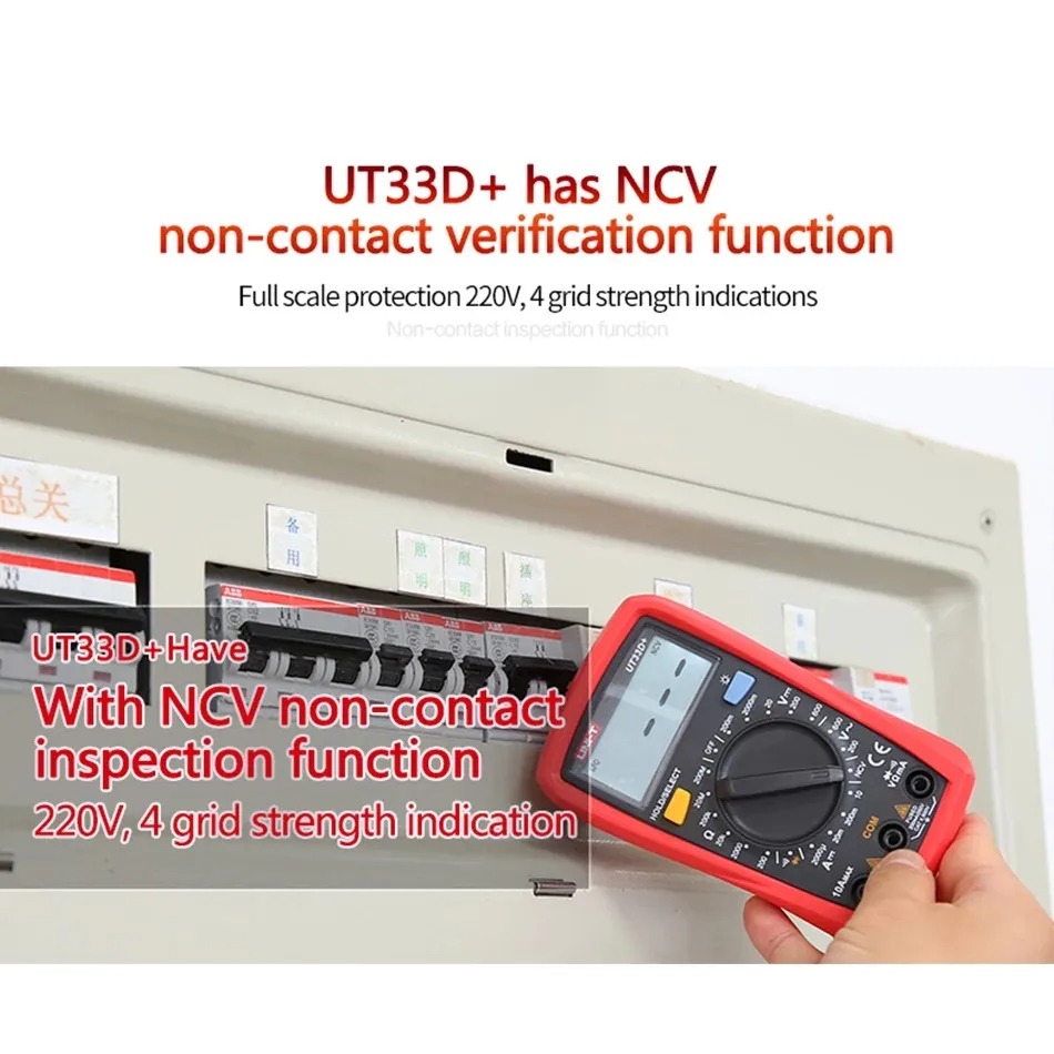 Picture of UNI-T UT33A+ Digital Pocket Multimeter Resistor Capacitor Diode Tester Backlight Auto Shutdown Picture of UNI-T UT33A+ Digital Pocket Multimeter Resistor Capacitor Diode Tester Backlight Auto Shutdown