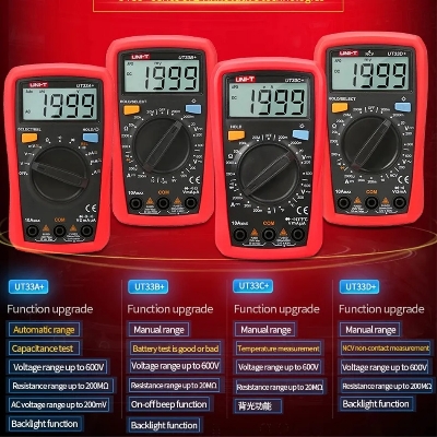 Picture of UNI-T UT33A+ Digital Pocket Multimeter Resistor Capacitor Diode Tester Backlight Auto Shutdown Picture of UNI-T UT33A+ Digital Pocket Multimeter Resistor Capacitor Diode Tester Backlight Auto Shutdown