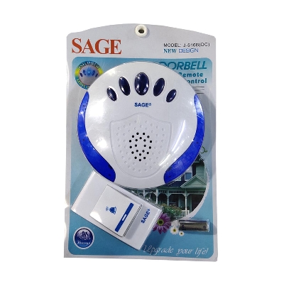 Picture of SAGE  Wireless Round Electronic Calling Bell- With Battery