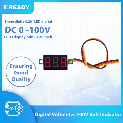 Picture of LED Display Mini 0.28 inch DC 0 -100V Digital Voltmeter 100V Volt Panel Indicator Monitor Voltage Meter-1PCS - Compact Digital Voltmeter Picture of LED Display Mini 0.28 inch DC 0 -100V Digital Voltmeter 100V Volt Panel Indicator Monitor Voltage Meter-1PCS - Compact Digital Voltmeter