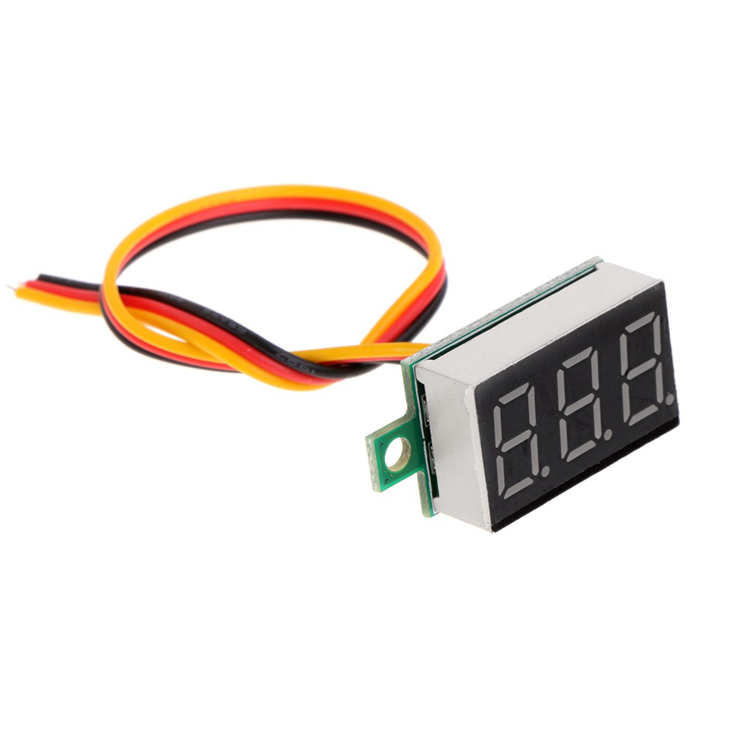 Picture of LED Display Mini 0.28 inch DC 0 -100V Digital Voltmeter 100V Volt Panel Indicator Monitor Voltage Meter-1PCS - Compact Digital Voltmeter Picture of LED Display Mini 0.28 inch DC 0 -100V Digital Voltmeter 100V Volt Panel Indicator Monitor Voltage Meter-1PCS - Compact Digital Voltmeter
