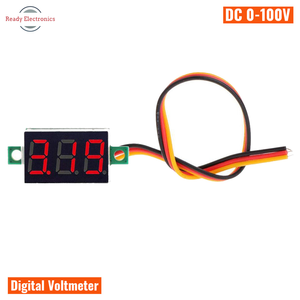 Picture of LED Display Mini 0.28 inch DC 0 -100V Digital Voltmeter 100V Volt Panel Indicator Monitor Voltage Meter-1PCS - Compact Digital Voltmeter Picture of LED Display Mini 0.28 inch DC 0 -100V Digital Voltmeter 100V Volt Panel Indicator Monitor Voltage Meter-1PCS - Compact Digital Voltmeter