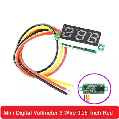 Picture of LED Display Mini 0.28 inch DC 0 -100V Digital Voltmeter 100V Volt Panel Indicator Monitor Voltage Meter-1PCS - Compact Digital Voltmeter Picture of LED Display Mini 0.28 inch DC 0 -100V Digital Voltmeter 100V Volt Panel Indicator Monitor Voltage Meter-1PCS - Compact Digital Voltmeter