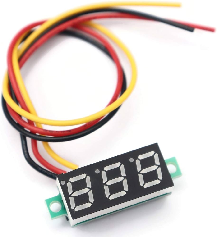 Picture of LED Display Mini 0.28 inch DC 0 -100V Digital Voltmeter 100V Volt Panel Indicator Monitor Voltage Meter-1PCS - Compact Digital Voltmeter Picture of LED Display Mini 0.28 inch DC 0 -100V Digital Voltmeter 100V Volt Panel Indicator Monitor Voltage Meter-1PCS - Compact Digital Voltmeter
