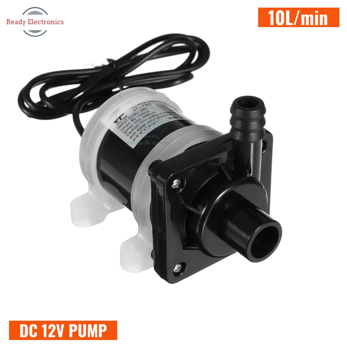 Picture of 10L/min DC 12V Brushless Water Pump Picture of 10L/min DC 12V Brushless Water Pump