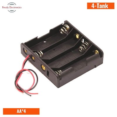 Picture of AA Battery Holder- 4 Tank Picture of AA Battery Holder- 4 Tank