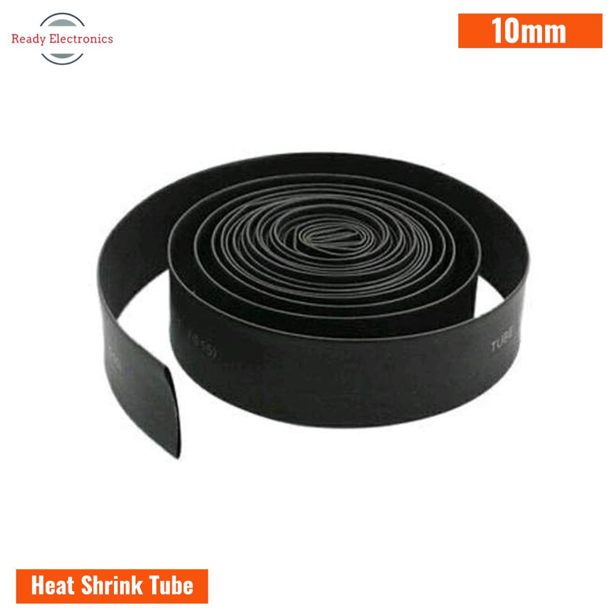 Picture of Heat Shrink Tube 10mm Black- 1 Meter Picture of Heat Shrink Tube 10mm Black- 1 Meter