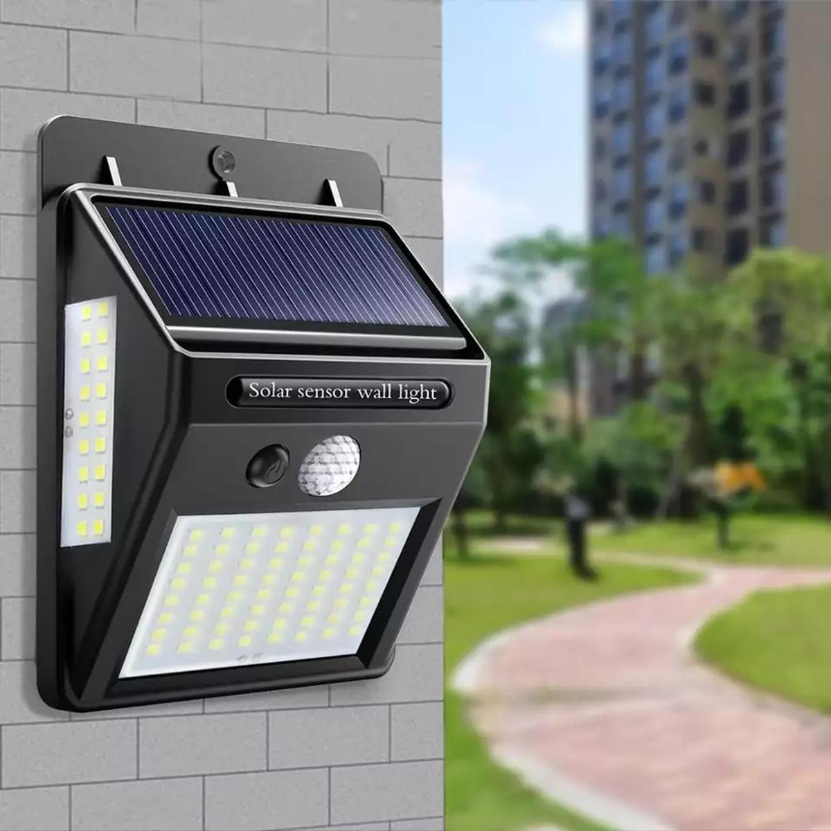 Picture of Solar Power 20 LED PIR Motion Sensor Wall Light Picture of Solar Power 20 LED PIR Motion Sensor Wall Light
