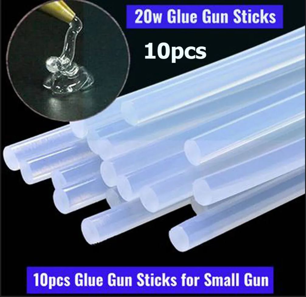 Picture of Glue Sticks for 20W Glue Gun - Small Size - 10pcs | Versatile Adhesive Solution for Crafting and DIY Projects Picture of Glue Sticks for 20W Glue Gun - Small Size - 10pcs | Versatile Adhesive Solution for Crafting and DIY Projects