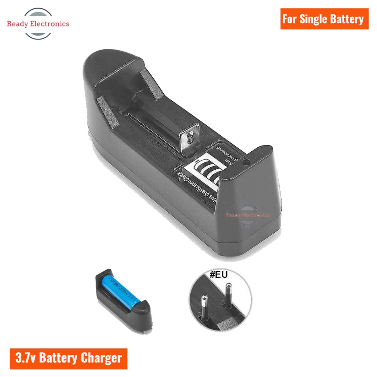 Picture of Single Universal Battery Charger For 3.7V 18650 16340 14500 Li-ion Rechargeable Batteries Picture of Single Universal Battery Charger For 3.7V 18650 16340 14500 Li-ion Rechargeable Batteries