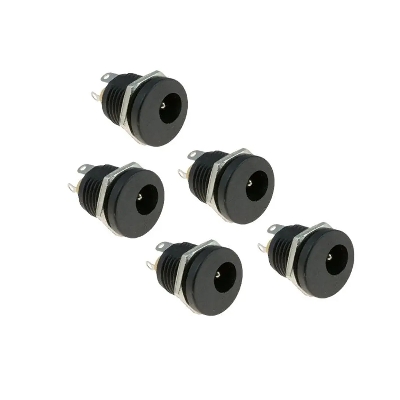 Picture of DC Male Jack and Female Socket Combo Pack - 2.1mm - Set of 10 | Convenient Power Connectors for Various Applications Picture of DC Male Jack and Female Socket Combo Pack - 2.1mm - Set of 10 | Convenient Power Connectors for Various Applications