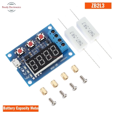 Picture of ZB2L3, 1.5V-12V Battery Capacity Meter & Discharge Tester Module, 3.7V Battery mAh Test Meter Picture of ZB2L3, 1.5V-12V Battery Capacity Meter & Discharge Tester Module, 3.7V Battery mAh Test Meter