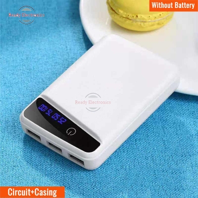 Picture of 18650 Battery Charger Cover Power Bank Case Diy Box 3 Usb Ports - Solar Panel - Power Bank Circuit