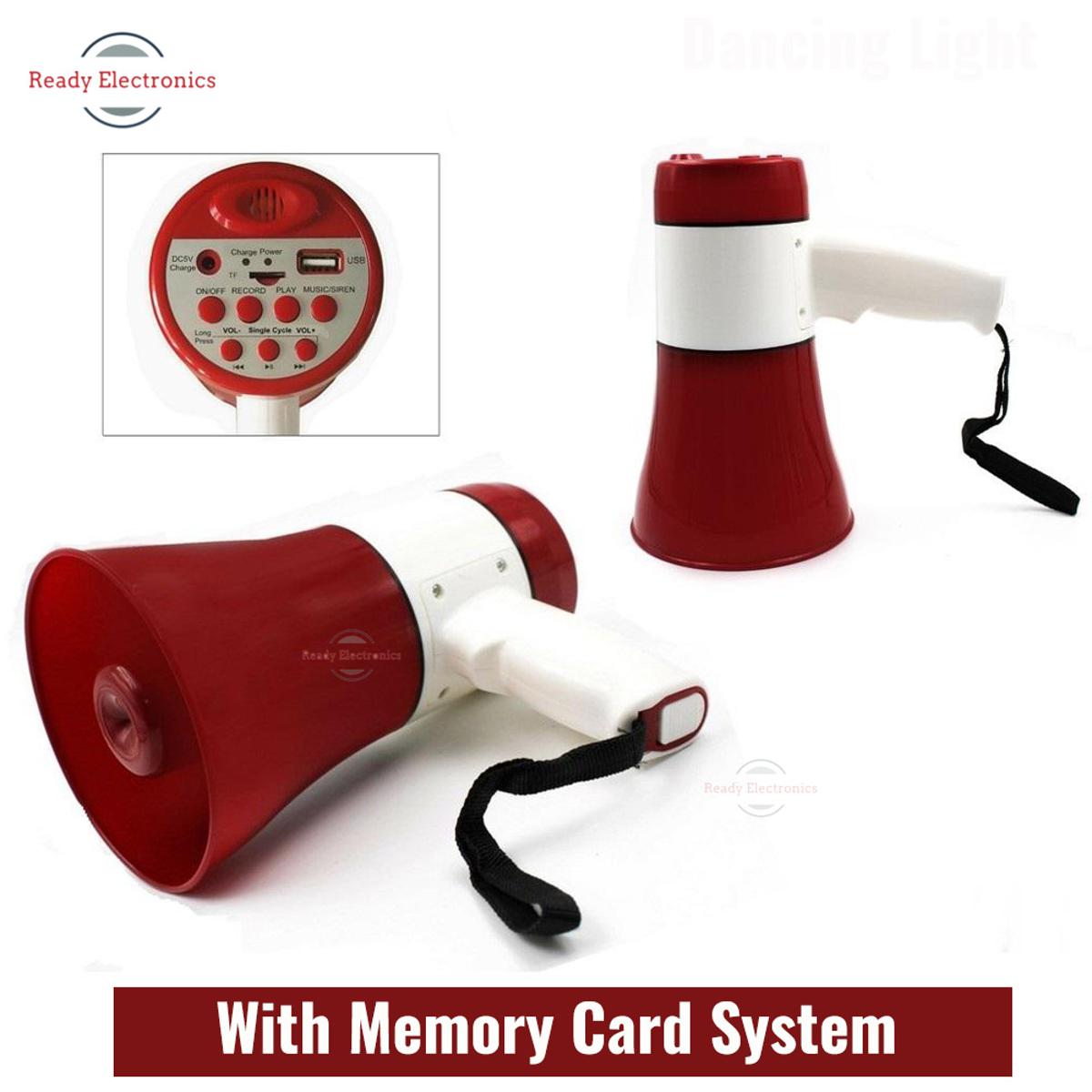 Picture of HM-130U Hand Mike Handheld Lithium Electric Megaphone- With Charger and Battery