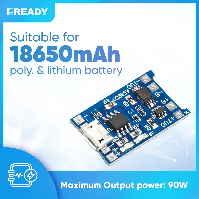 Picture of Micro USB 5V 1A 18650 TP4056 Lithium Battery Charger Module Charging Board WithProtection Dual Functions 1A Picture of Micro USB 5V 1A 18650 TP4056 Lithium Battery Charger Module Charging Board WithProtection Dual Functions 1A